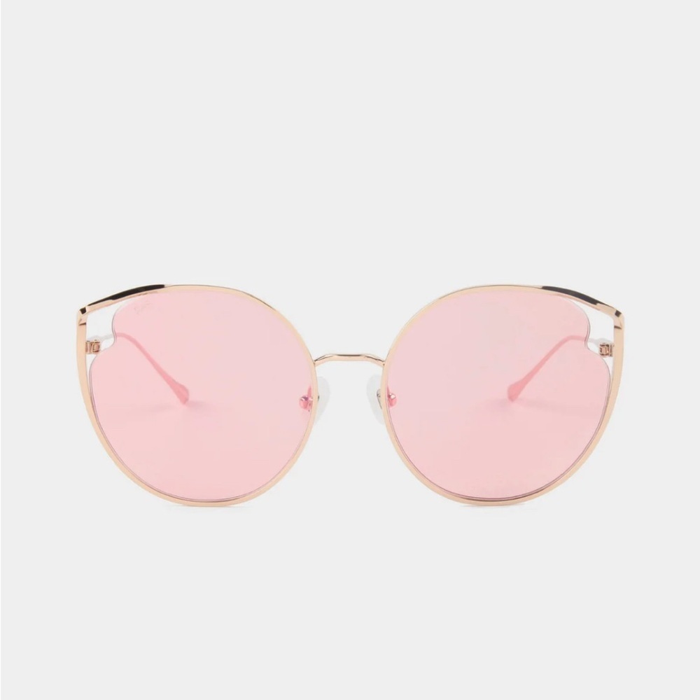 For Art’s Sake Cat Blush Rose Gold Sunglasses